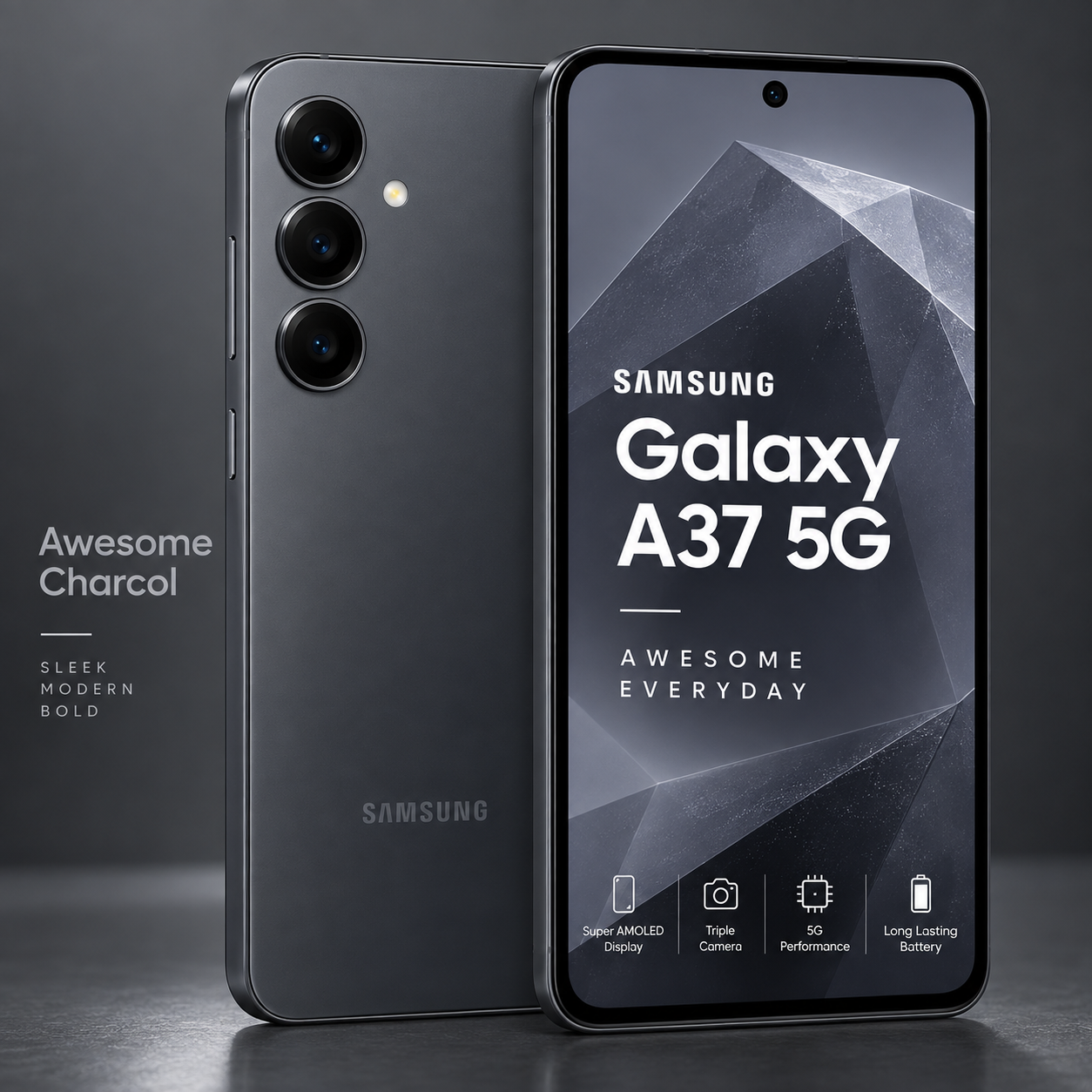 ChatGPT Image Sep 6, 2026, 12_21_03 PM Samsung Galaxy A37 5G 8gb ram - 256gb storage - Image 1